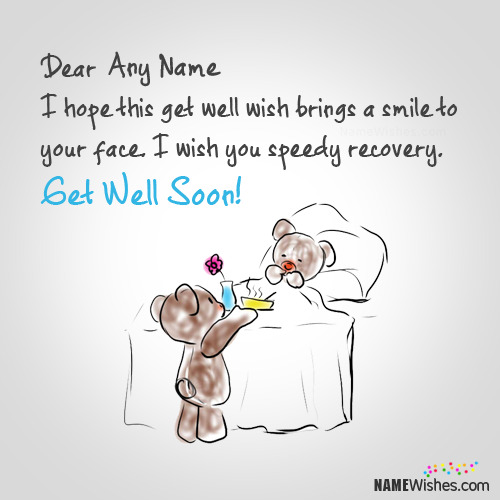 Fantastic Get Well Soon Images With Name