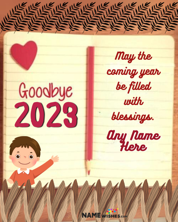 GoodBye and Heartfelt Wishes for a Prosperous New Year