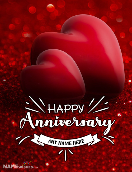 Happy Anniversary Wishes With Name and Full Photo