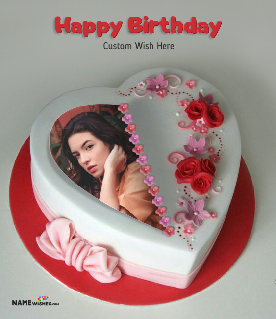 Happy Birthday Wife Cake With Photo