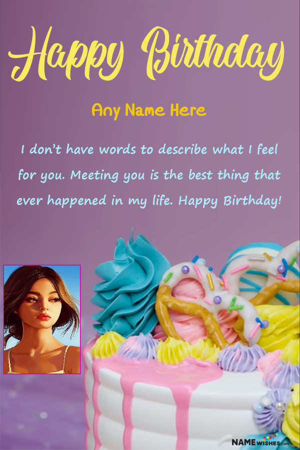 Happy Birthday Wish With Name And Photo