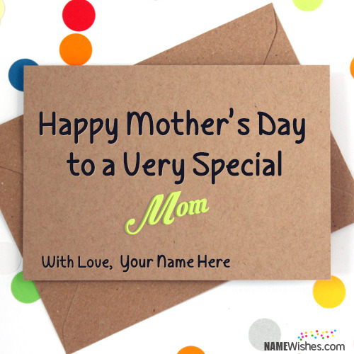 Happy Mother's Day Card With Name