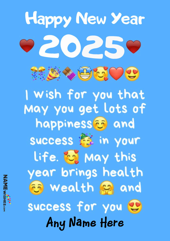 Happy New Year Wishes With Name 2024 Whatsapp Status