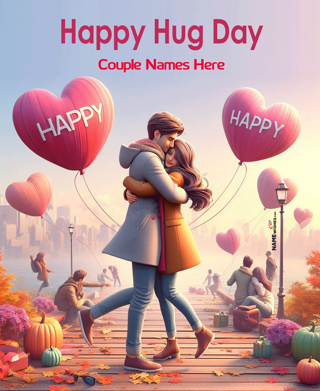 Heartfelt Hug Day Celebrations and Wishes Images
