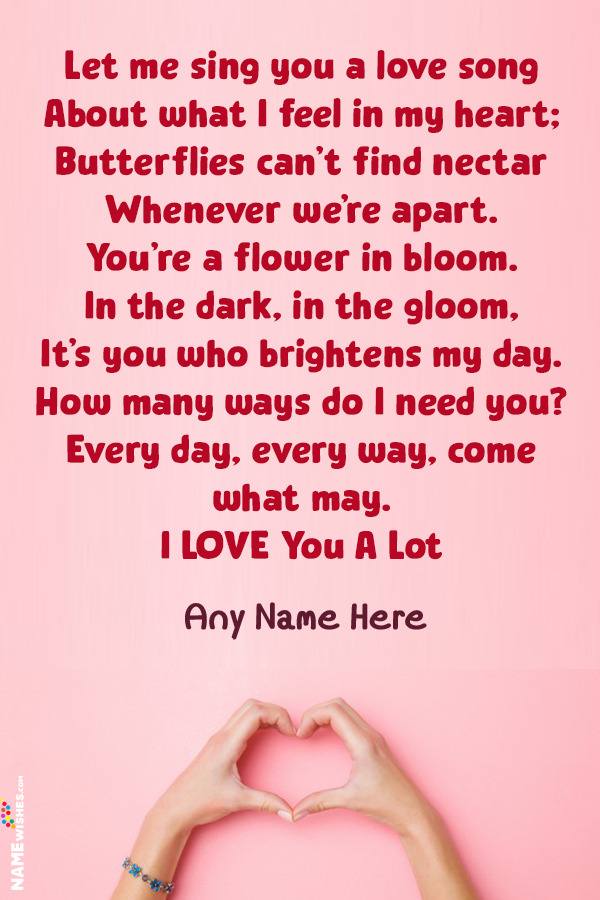 happy birthday love poem for girlfriend