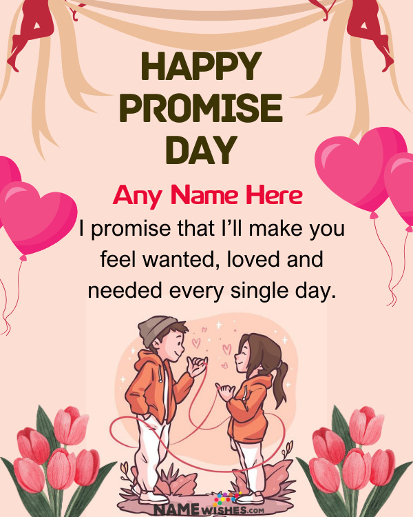 Love Promise ECard Reassure Your Partner on Promise Day