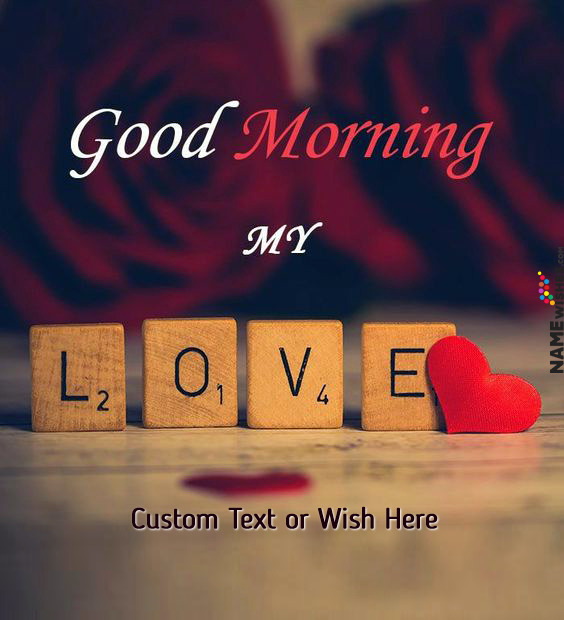 Lovely Good Morning Roses Wish For Wife or Girlfriend