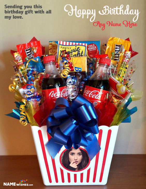 Personalized Chocolates Basket Birthday Gift For Friends