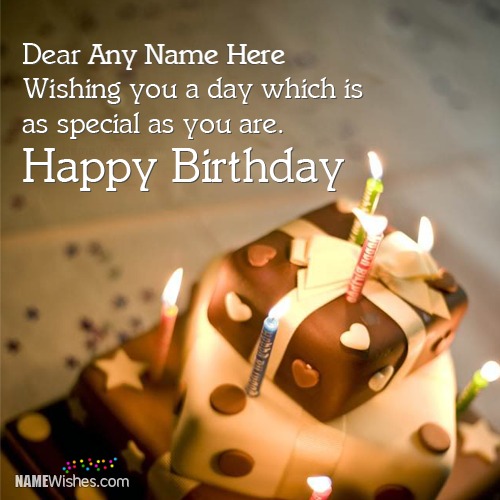 Special Birthday Wish With Any Name