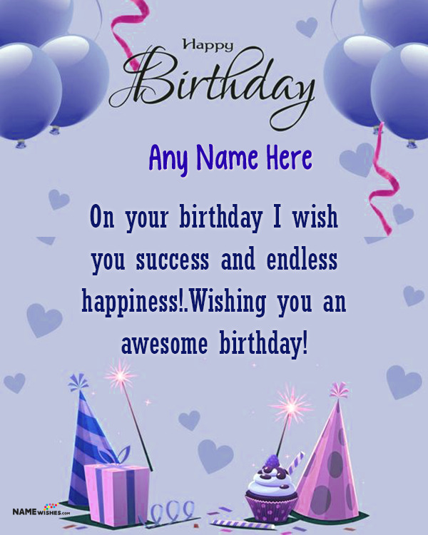 Special Happy Birthday Wishes Simple Text Online