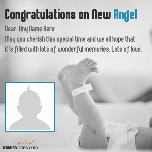 Special New Born Baby Wishes With Name