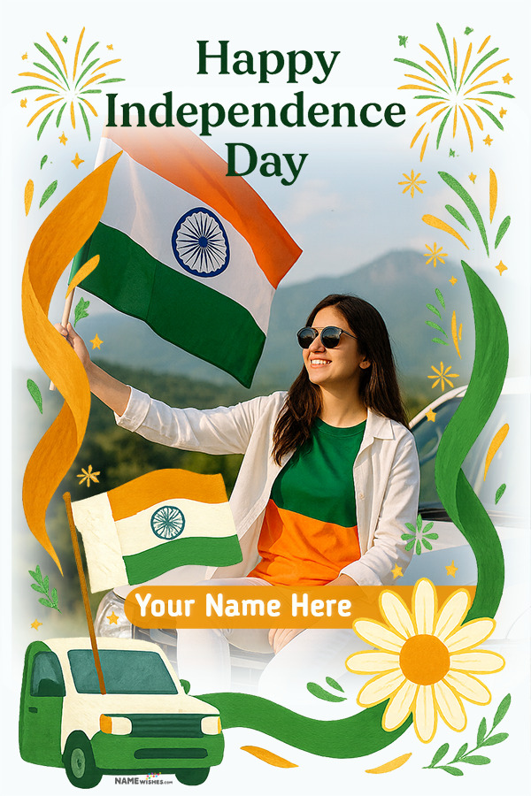 Stylish 15 August India Independence Day Frame Online