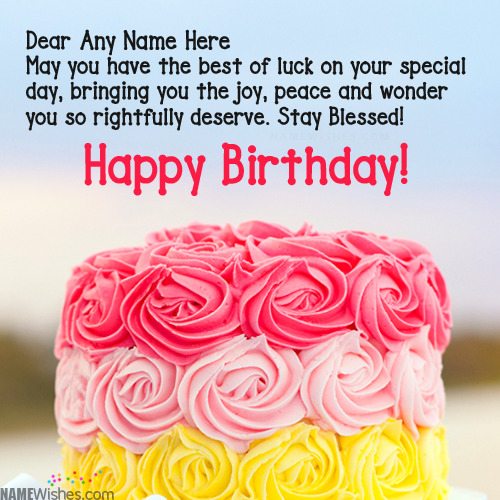 Superb Birthday Greetings With Name