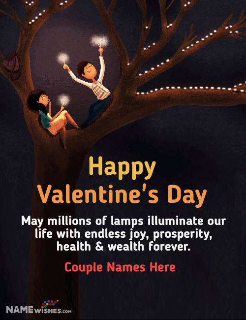 Valentines Day Image For Lover With Name and Message