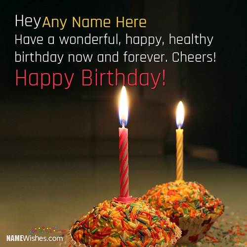 Write Name on Birthday Wishes To Make It Special