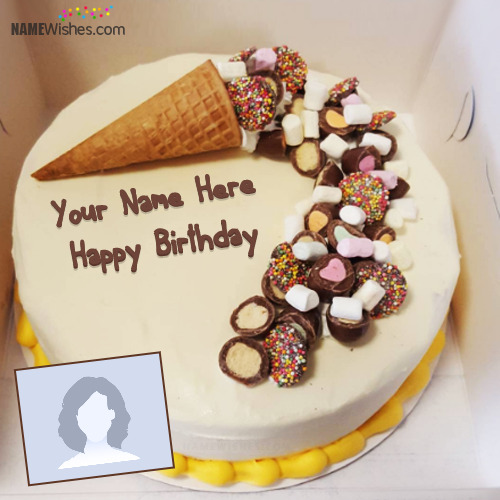 Write Name on Ice Cream Cake And Wish Awesomely