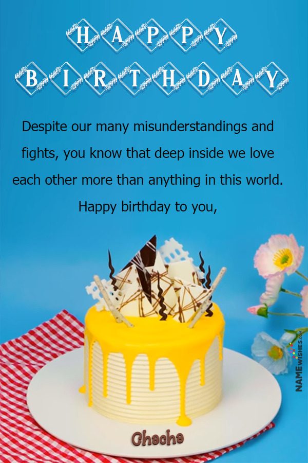 Happy Birthday Ajay cake. | Happy birthday cakes, Birthday cake for  brother, Vanilla birthday cake